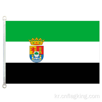 90*150cm Extremadura_(with_coat_of_arms) 플래그 100% 폴리스터